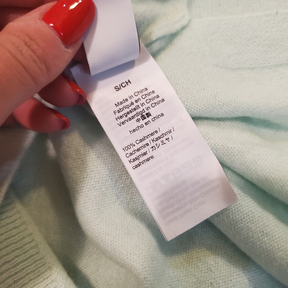 J.Crew Cashmere, S, Mint Green - Picture 5 of 7